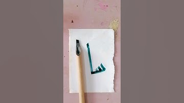 How to write the connection of (سا) in stylish caligraphy#art #calligraphyart#arabiccalligrapher