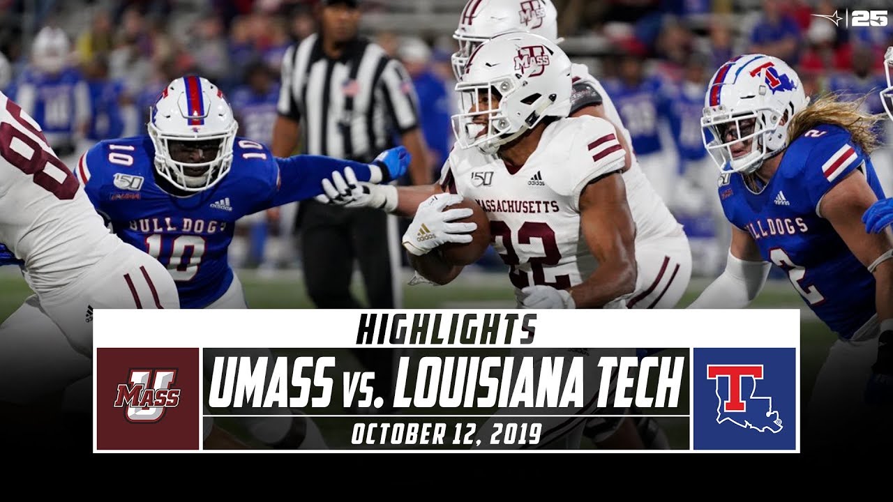 UMass vs. Louisiana Tech Football Highlights (2019) | Stadium - YouTube