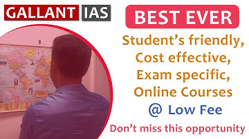 Introducing our Courses with Offer Fee | UPSC CSE | Gallant IAS