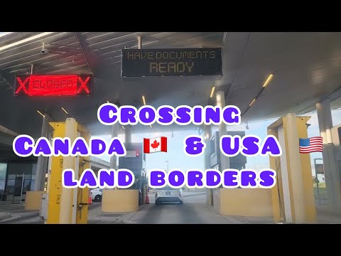 वीडियो: सिएटल टू वैंकूवर कैनेडियन बॉर्डर क्रॉसिंग