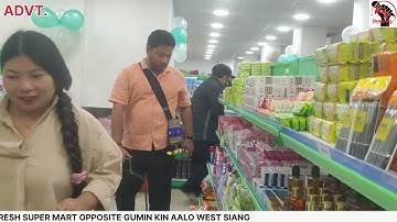 💫 G FRESH SUPER MART Now Open in Aalo, West Siang! 🏪✨ Cosmetics | Kitchen | Local Products