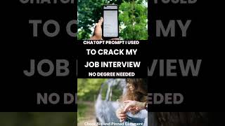 Best ChatGPT Prompt I Used to Qualify Job Interview #shorts #shortvideo