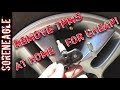 At home TPMS removal WITHOUT special equipment breaking a tire bead