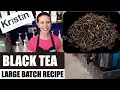 Comment infuser de grandes quantits de th noir pour bubble tea shop