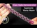 Chain Maille Tutorial - Supersonic Waves Weave