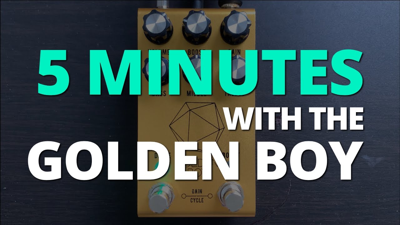 5 Minutes with the Jackson Audio Golden Boy - Pedal Demo