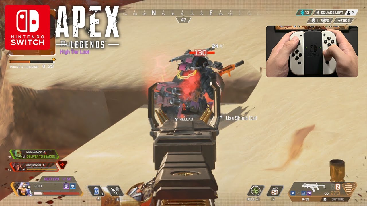 HANDCAM Apex Legends Gameplay on Nintendo Switch