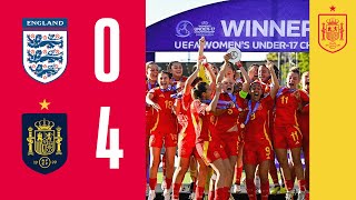 RESUMEN INGLATERRA 0-4 ESPAÑA | FINAL | EUROPEO SUB-17 FEMENINO | SUECIA 🔴 SEFUTBOL