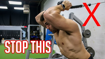 How to PROPERLY Overhead Cable Tricep Extension | Fix Your Tricep Extension Form NOW!