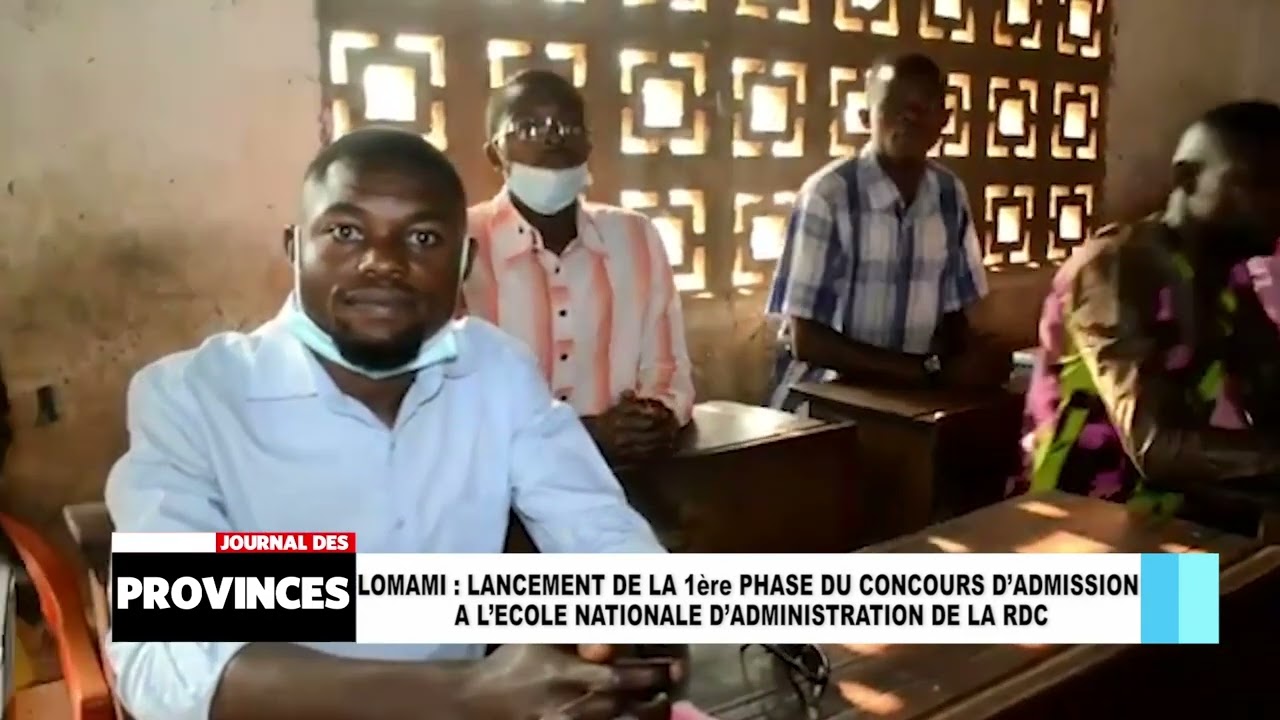 Lomami: Lancement de la 1ère phase du concours d’admission à l’ENA de la RDC
