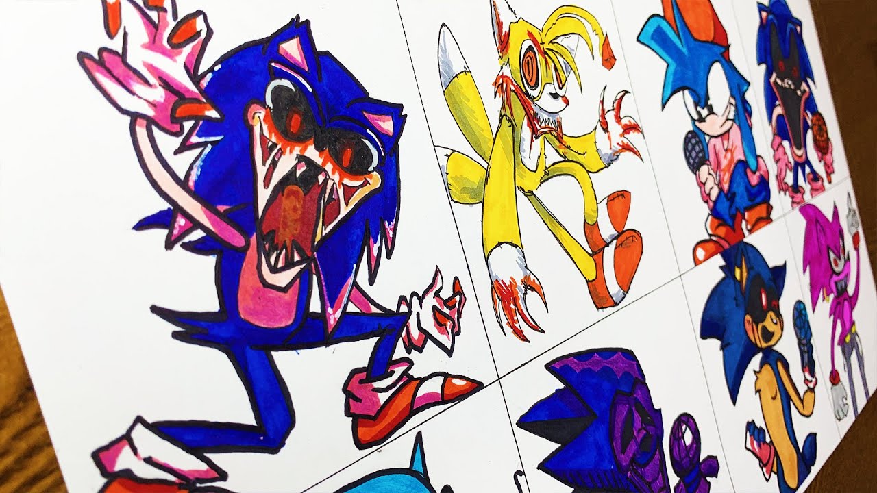 Drawing fnf sonic exe 2 full week thumb by DrawingAnimalsHowTo on DeviantArt