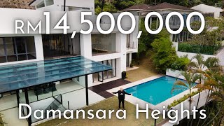 House Tour 79: RM14.5 Million White Modern Bungalow w Sky Pool / Lounge / Gym | Damansara Heights by Malaysia Property TV 50,382 views 2 years ago 11 minutes, 18 seconds