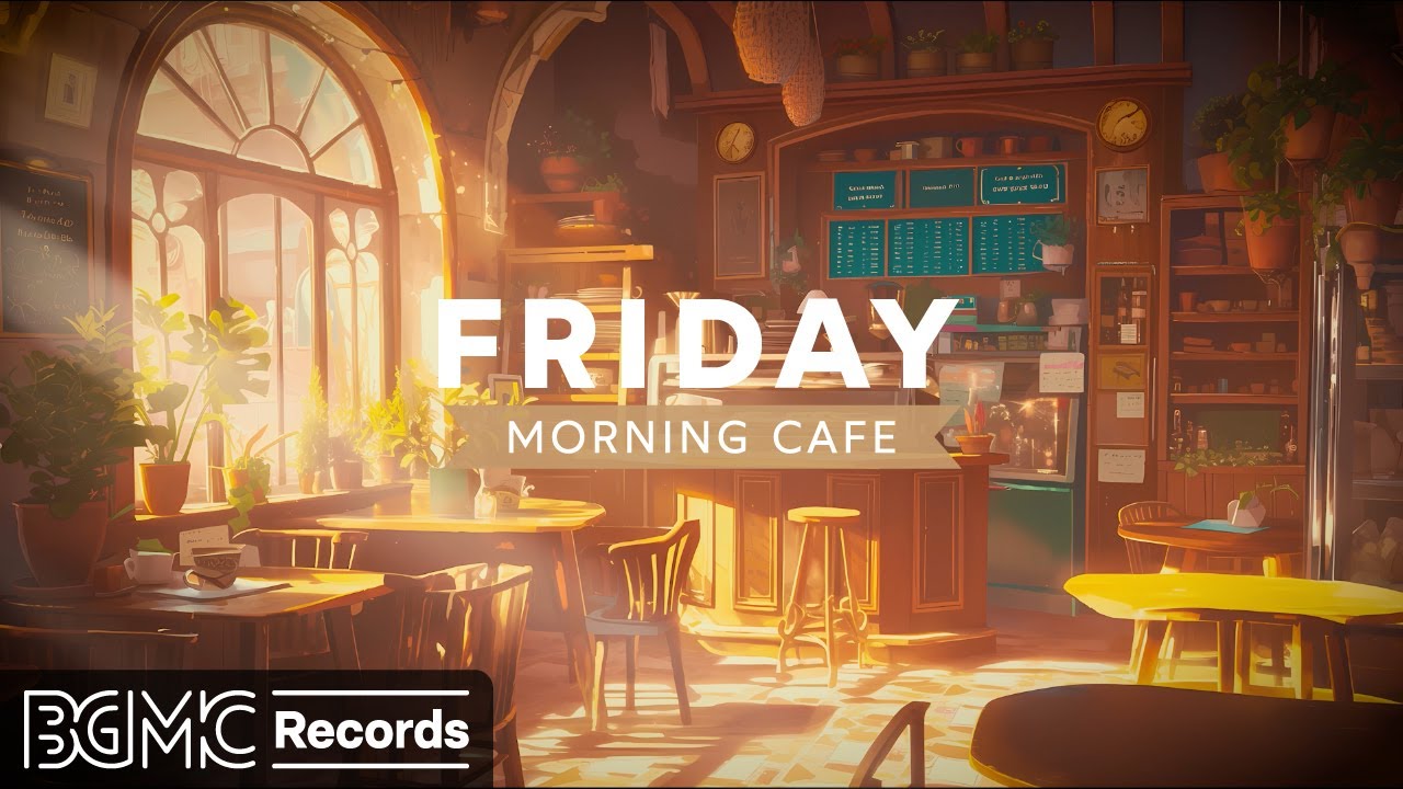 FRIDAY MORNING CAFE Relaxing Jazz Instrumental Music for Working Studying  BGM