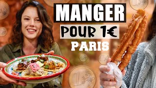 JE MANGE QUE DES TRUCS À 1€ À PARIS 😋  - Claire