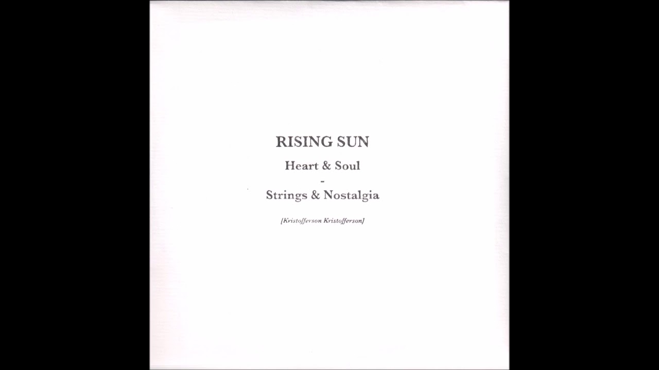 Rising Sun - Nostalgia (Convextion Remix) [KRISTOFFERSON005] camera iphone 8 plus apk