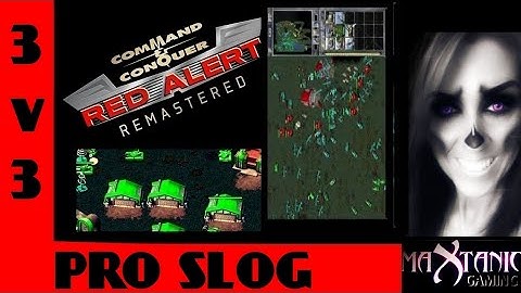 3 on 3 Command & Conquer Red alert Remastered PRO SLOG INFORE SPEED!