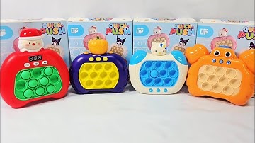 ASMR Playing Pop it Electronic Fast Push Game Fidget Toy | Stage Mode | Level Mode