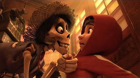 映画『リメンバー・ミー』ミゲルが死者の国に迷い込み相棒のヘクターと出会う10分超の本編プレビュー映像