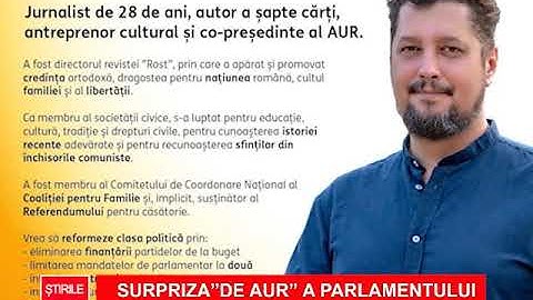SURPRIZA AUR A PARLAMENTULUI