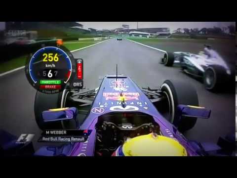 Webber Vs Rosberg F1 Brasil 2013 Onboard