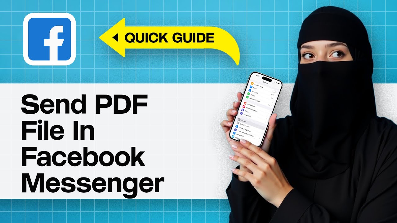 How To Send PDF File In Facebook Messenger | Share Documents & Files Easily 2025