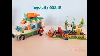 Lego city farmers market van 60345 speed build