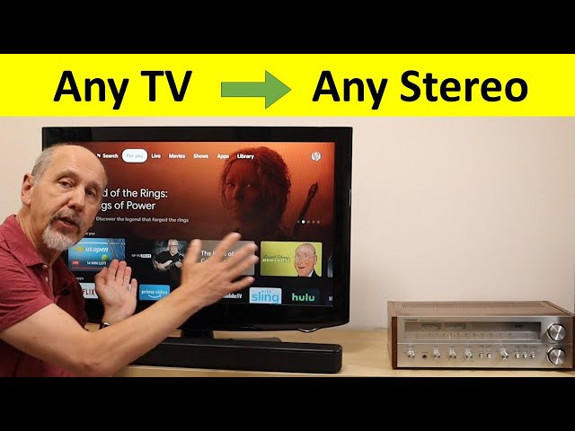 How to Connect Optical Audio Cable to TV  for Non -Techies class=