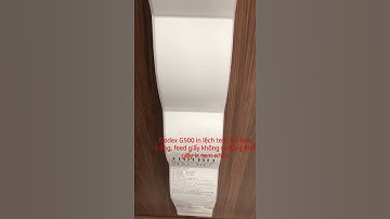 Godex g500 in lệch tem, bỏ giấy trắng, feed giấy không ra đúng khổ giấy in tem nhãn