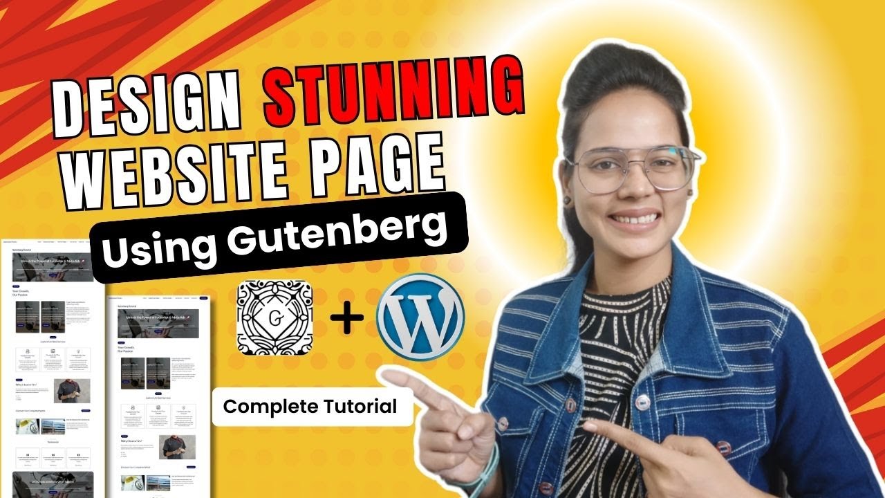 WordPress Gutenberg Tutorial 2025: Design Gorgeous Pages WITHOUT Coding ...