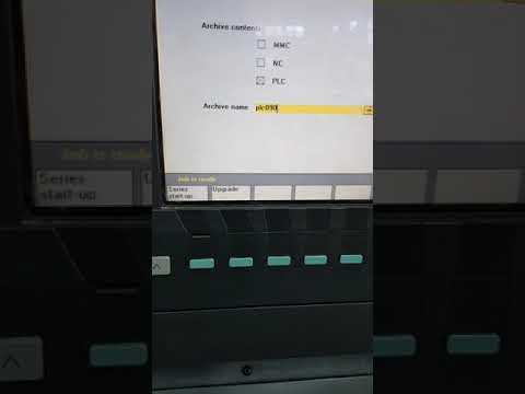 SINUMERIK 840d backup NC and PLC data