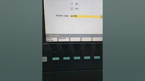 SINUMERIK 840d backup NC and PLC data