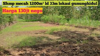 ❌terjual❌Shmp mecah 1200m² tanah datar subur nempel sungai kecil 130jt nego✅