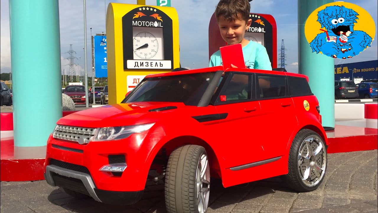 kinder сюрприз на русском языке Катаемся на машинке Тест Драйв Range Rover Sport.Walking drive cars for kids