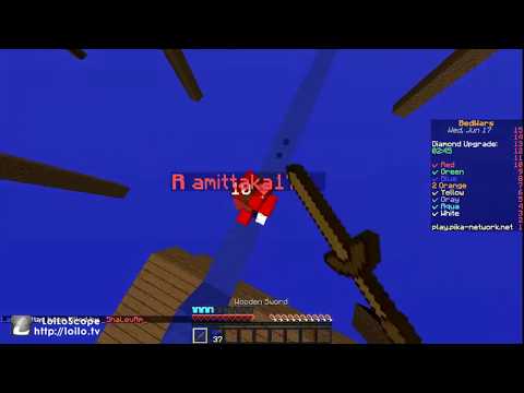 minecraft bedwars funny moments and fails