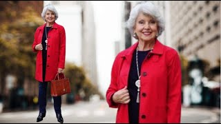 ВЫГЛЯДЕТЬ СТИЛЬНО И ЭЛЕГАНТНО В 60 ЛЕТ💕LOOK STYLISH AND ELEGANT AT 60 YEARS OLD