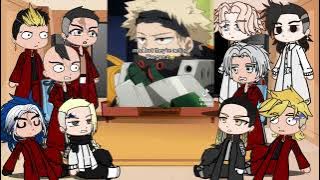Tokyo revengers react to takemichi as bakugou | deku | MHA BNHA | Gacha life