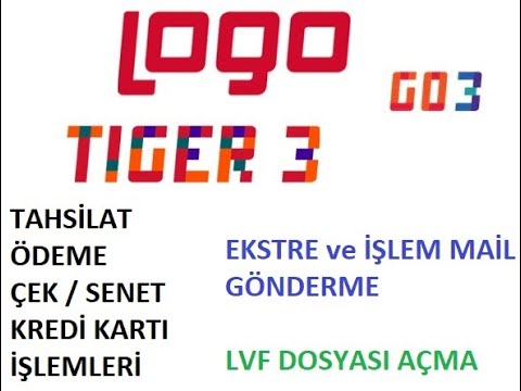 Finansal İşlemlere Giriş - LOGO Tiger3 - Go3