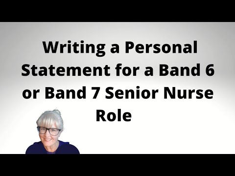 band 8 nurse personal statement example