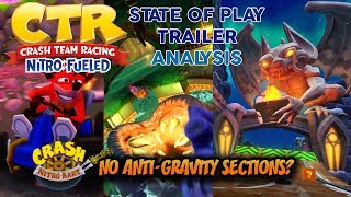 CTR: Crash Team Racing Nitro Fueled - State of Play Trailer Analysis - CNK Tracks