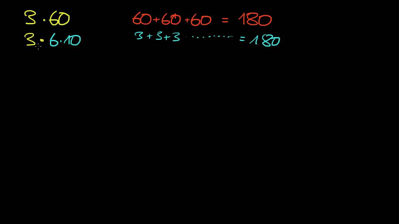 Multiplikation Vielfache Von 10 Youtube