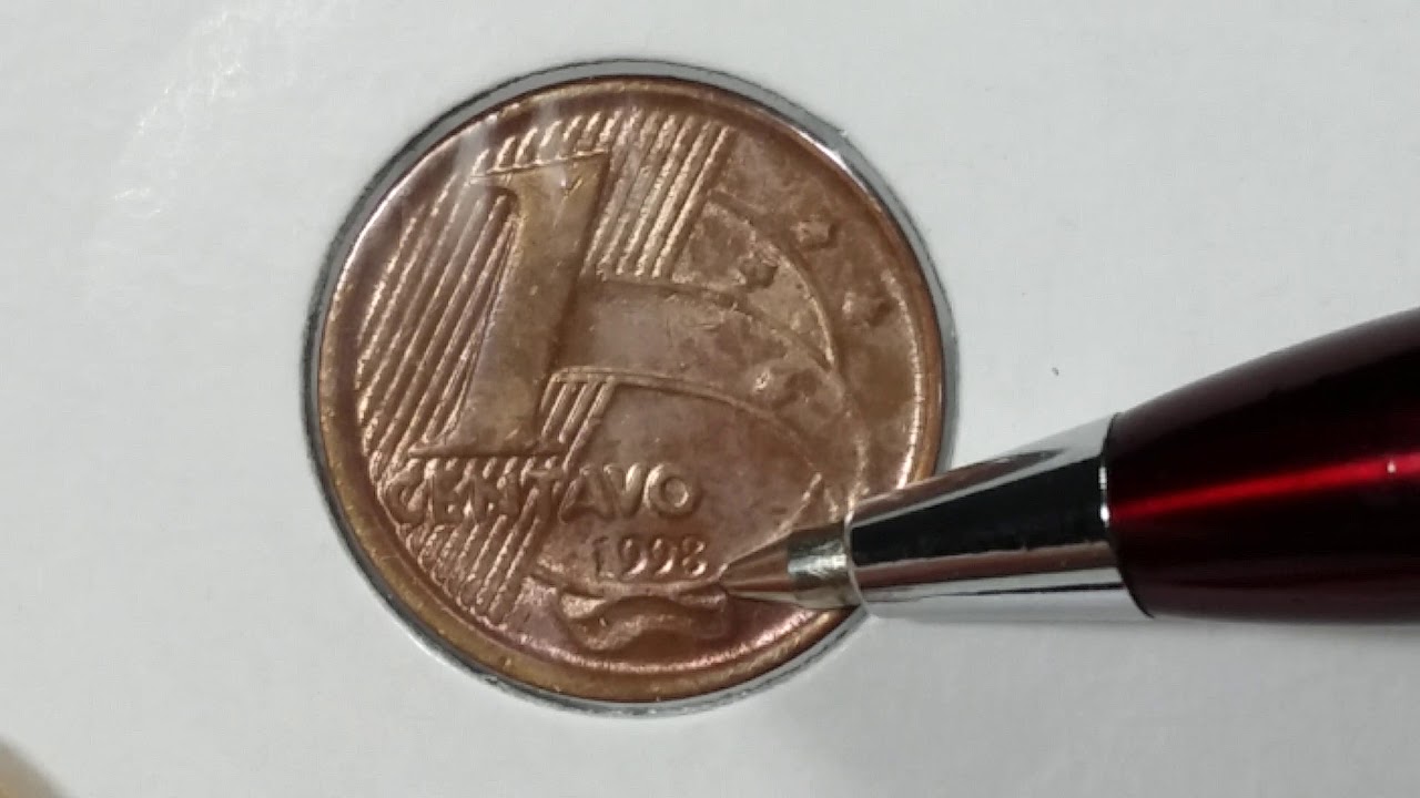 Moeda de 1 Centavo do Real, ano 1998. Valor atualizado pelo catálogo novo de 2019. YouTube Moeda de 1 Centavo do Real, ano 1998. Valor atualizado pelo catálogo novo de 2019. YouTube