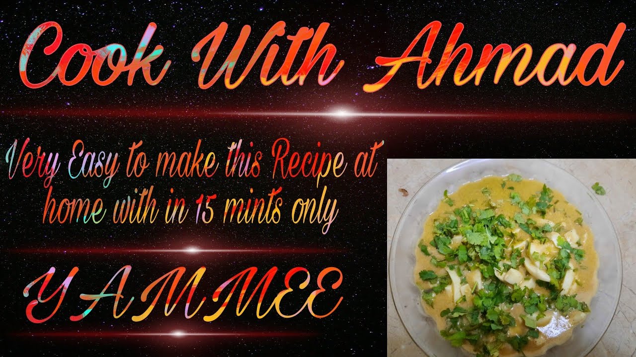 Boiled Egg Recipe/Very Easy Recipe/Let's Cook With Ahmad - YouTube