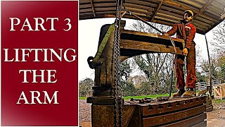 Victorian Radial Drilling Machine Restoration PART 3  - Extracting Seized  Screws & Removing the Arm