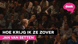 Jan van Setten tijdens ' Psychologie van het Overtuigen'