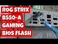 How To Use ASUS USB Update BIOS Flash Back ROG Strix B550-A Gaming