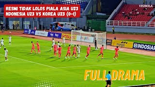 GAGAL LOLOS! HIGHLIGHTS INDONESIA U23 VS KOREA U23 - KUALIFIKASI PIALA ASIA U23 2026