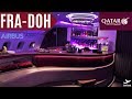 BEST CREW EVER! QATAR AIRWAYS AIRBUS A380 BUSINESS CLASS | FRANKFURT - DOHA | TRIPREPORT ULTRA HD