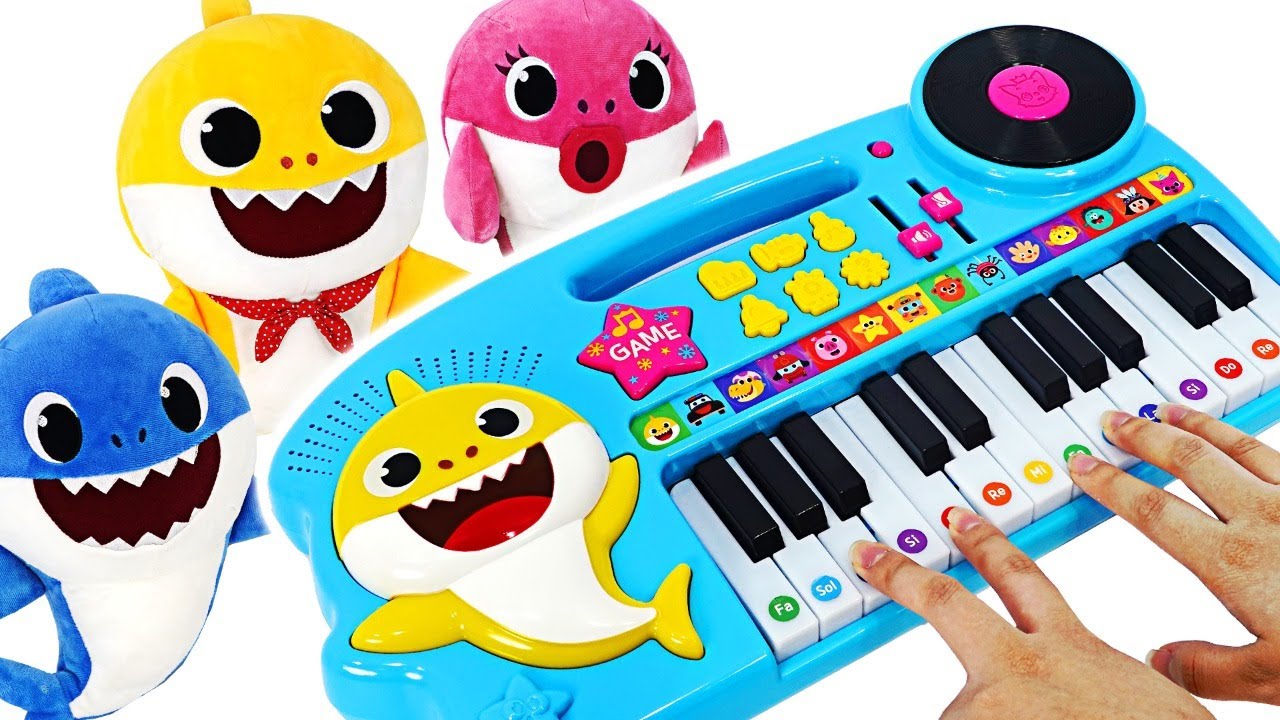 Join the Music contest on Shark's Family Piano with Baby Shark & Pinkfong! | PinkyPopTOY Join the Music contest on Shark's Family Piano with Baby Shark & Pinkfong! | PinkyPopTOY