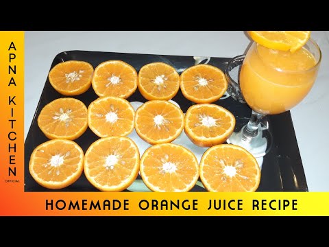 fresh-homemade-orange-juice---how-to-make-fresh-and-healthy-orange-juice-recipe-2020-by-apna-kitchen