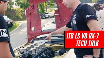 Individual Throttle Body LS1 V8 Powered FD RX-7 at Gridlife Atlanta 2018